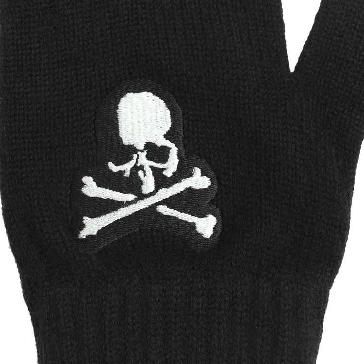 Mastermind World Open Fingered Gloves Black