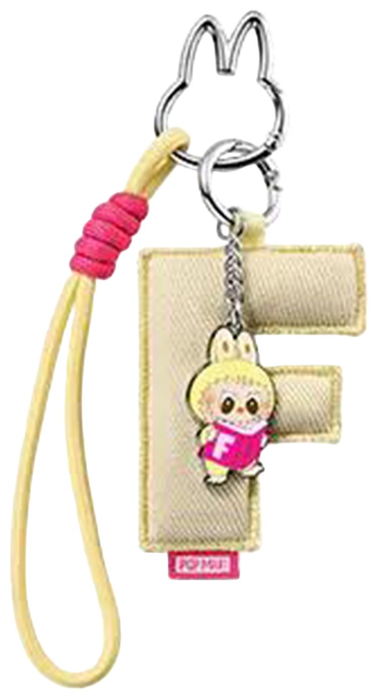 Pop Mart Labubu THE MONSTERS Pin for Love Series A M Letter Pendant F