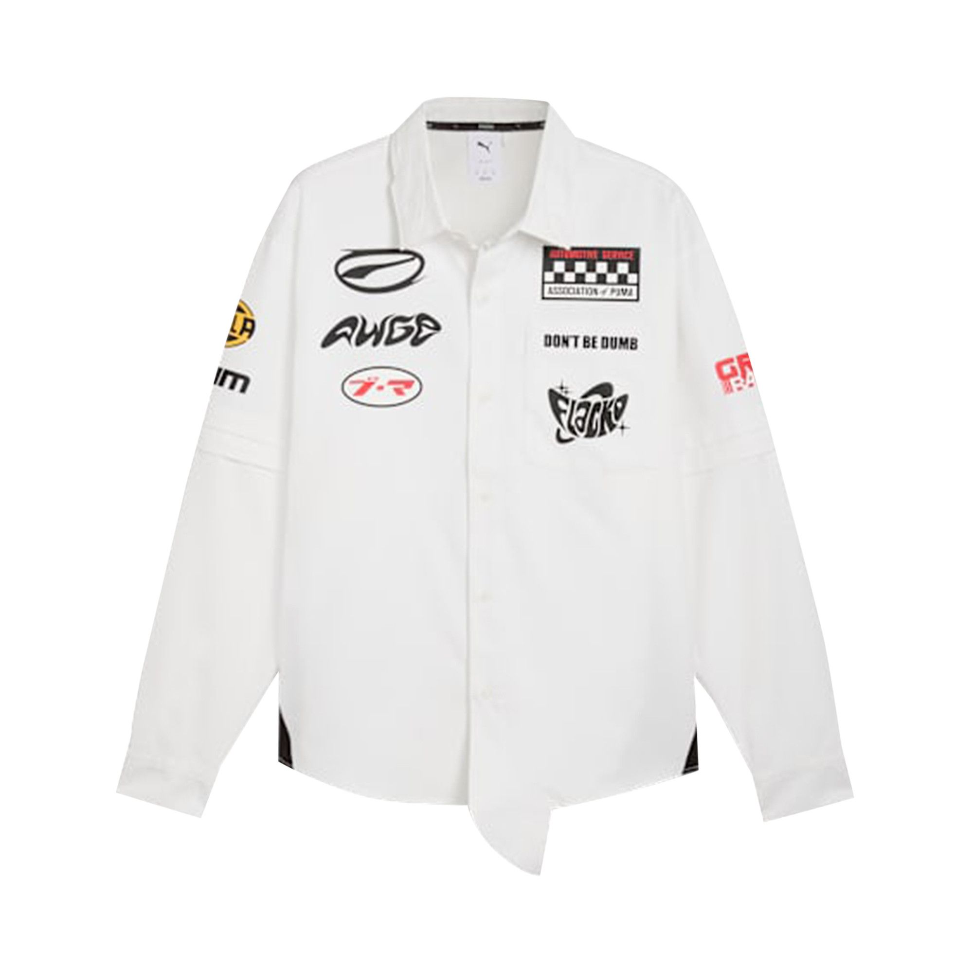 Buy Puma x A$AP Rocky Layered Pit Crew Button Down 'White