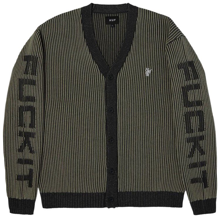 HUF Repeater Cardigan Asphalt