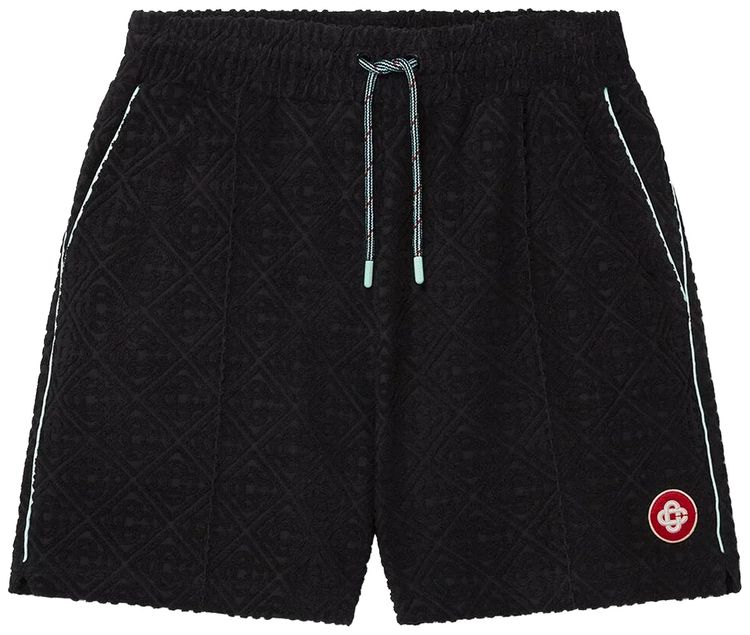 Casablanca Towelling Shorts Black