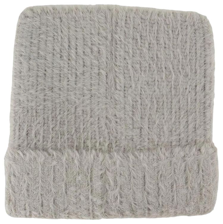 Casablanca Fluffy Nylon Square Hat Grey