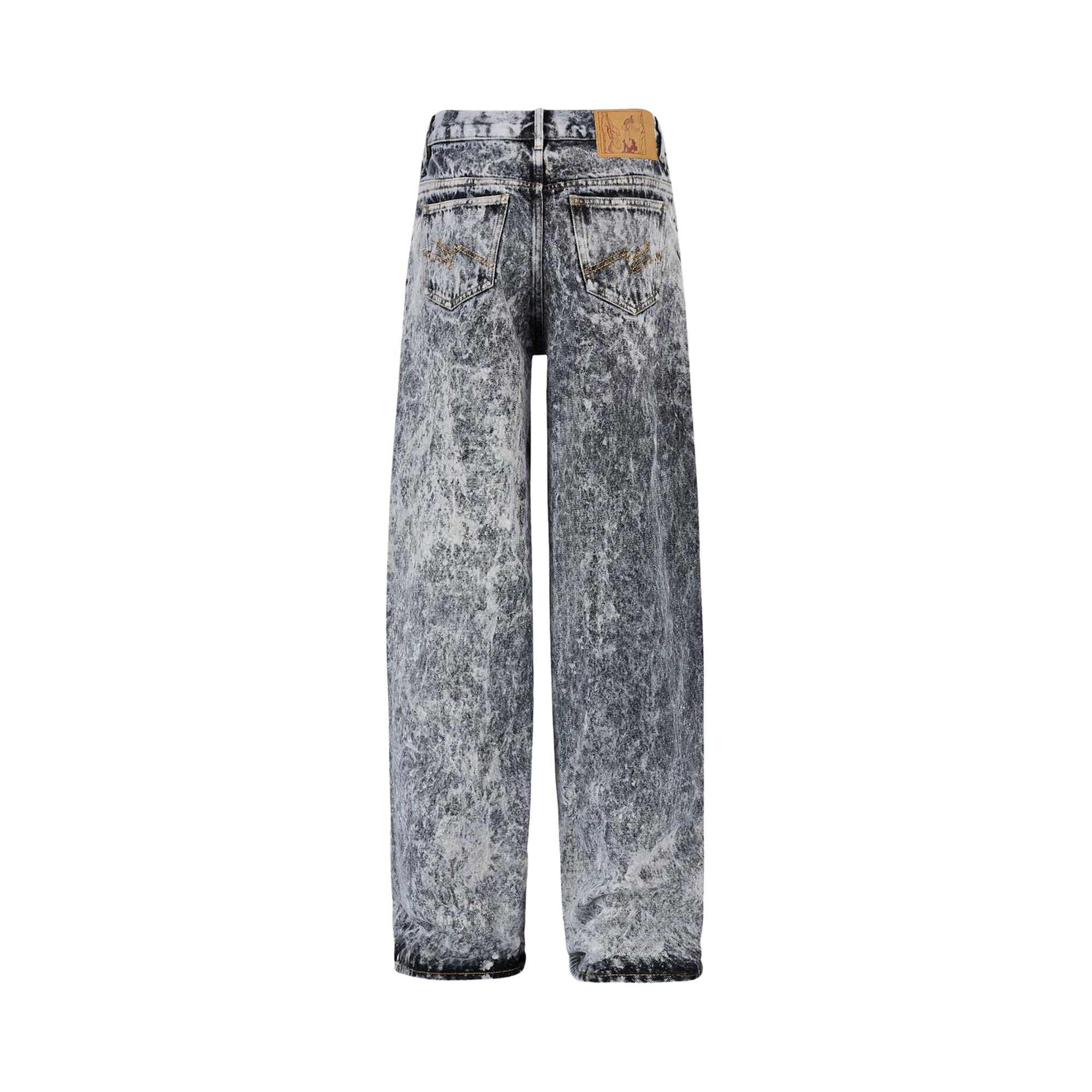 Buy Martine Rose Zip Hem Jean 'Grey' - 259WD09049 GREY | GOAT