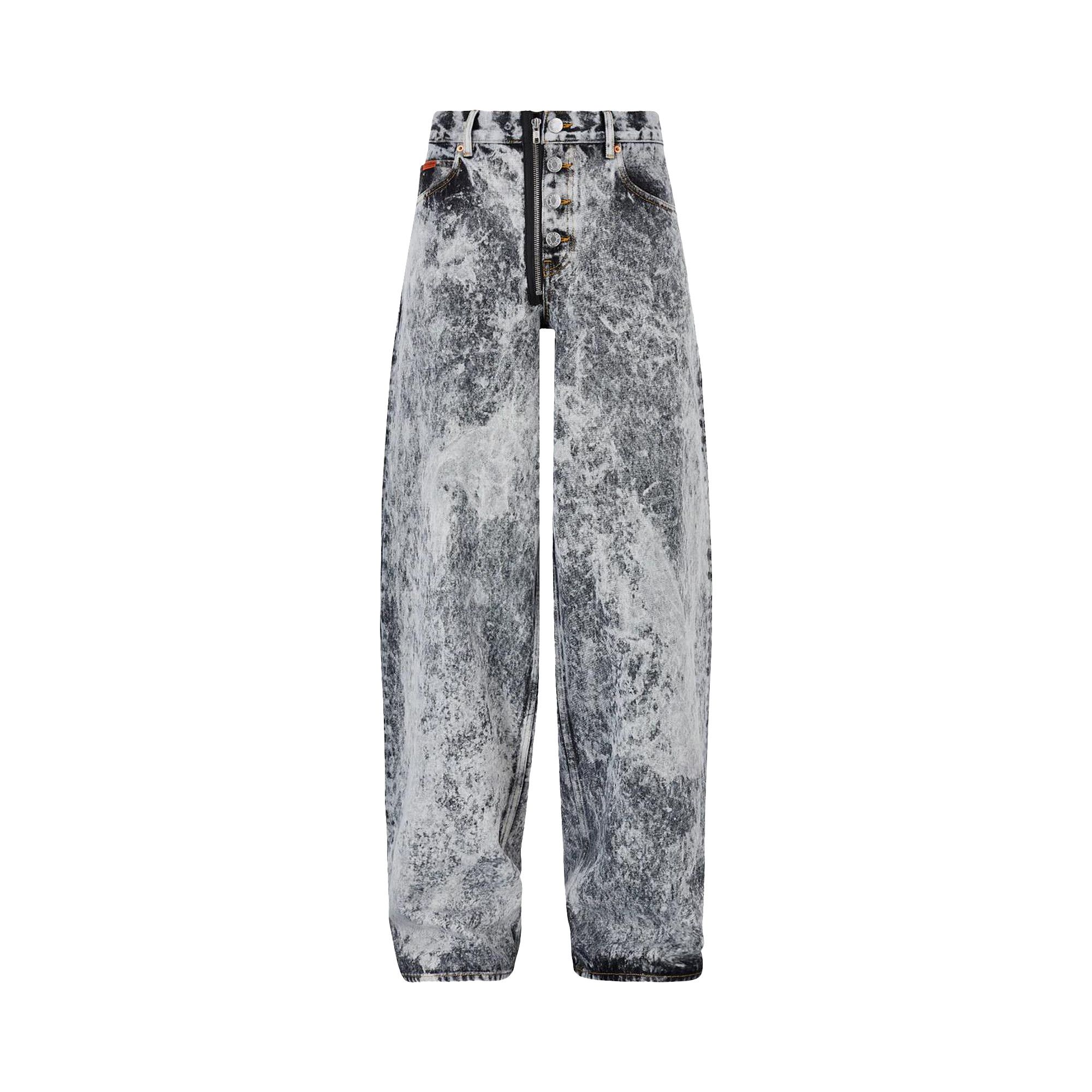 Buy Martine Rose Zip Hem Jean 'Grey' - 259WD09049 GREY | GOAT