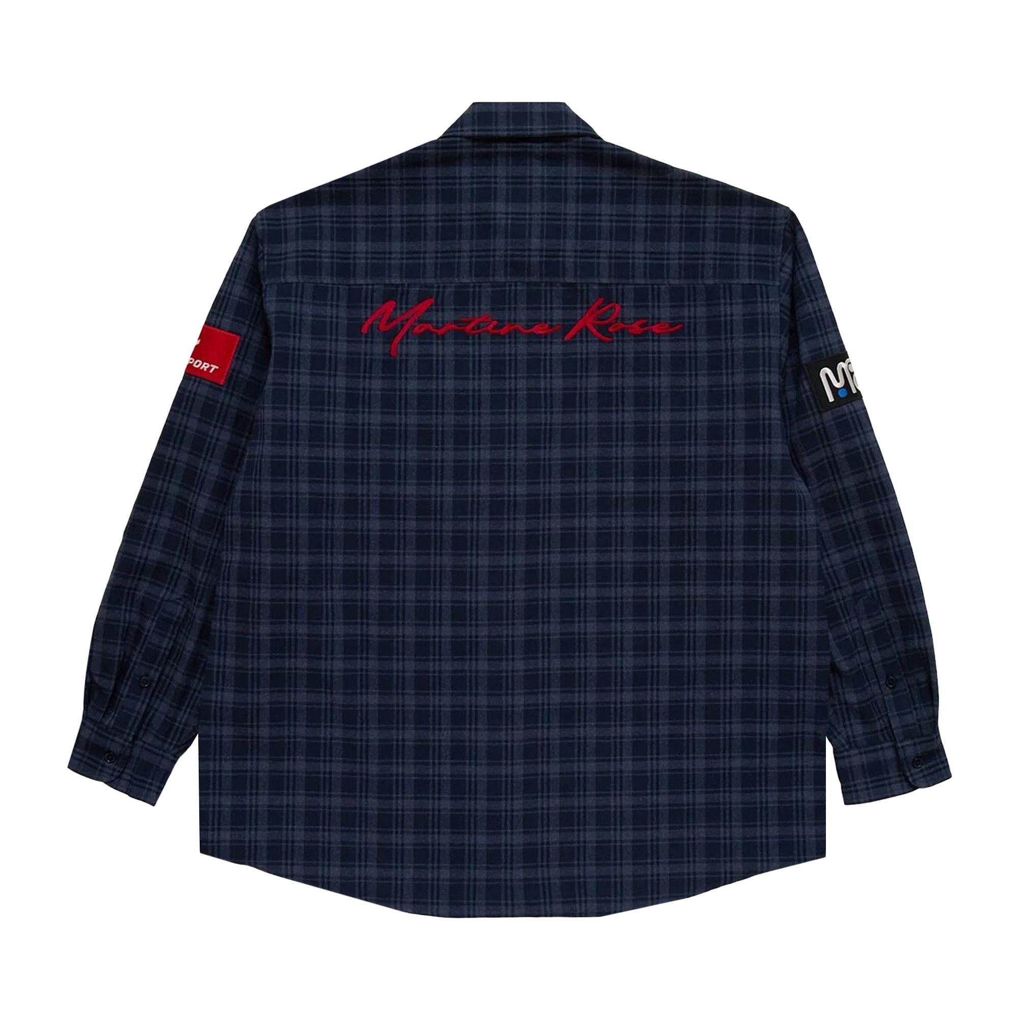Buy Martine Rose Wallet Shirt 'Blue' - 477WS32527 BLUE | GOAT