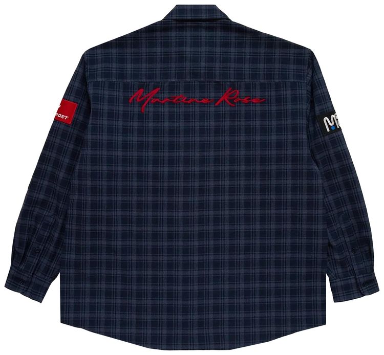 Martine Rose Wallet Shirt Blue