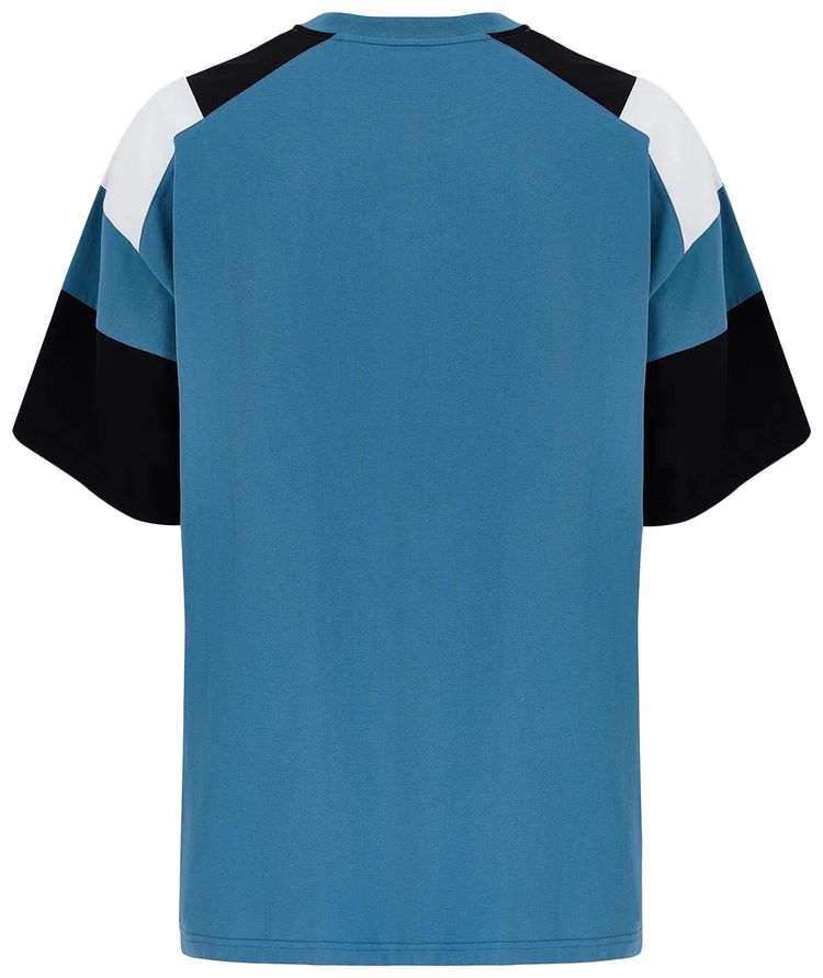 Martine Rose Oversized Panelled T Shirt Blue