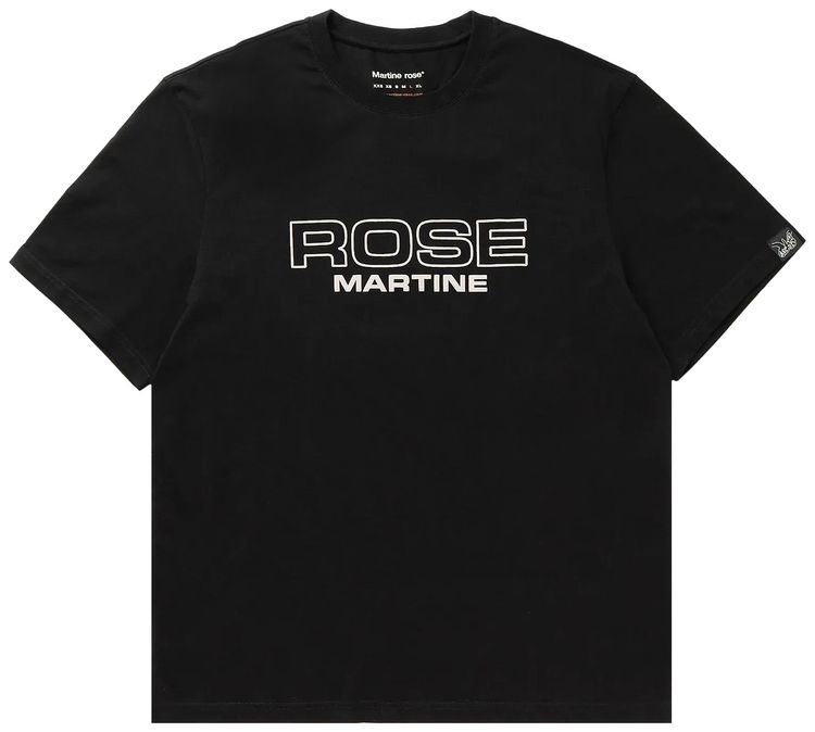 Martine Rose Classic T Shirt Black