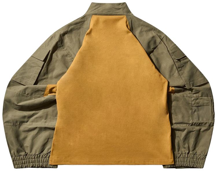 Martine Rose Shrunken Utility Sleeve Shirt Yellow