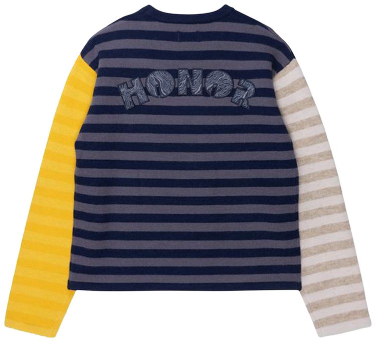 Honor The Gift Multi Stripe Crew Navy