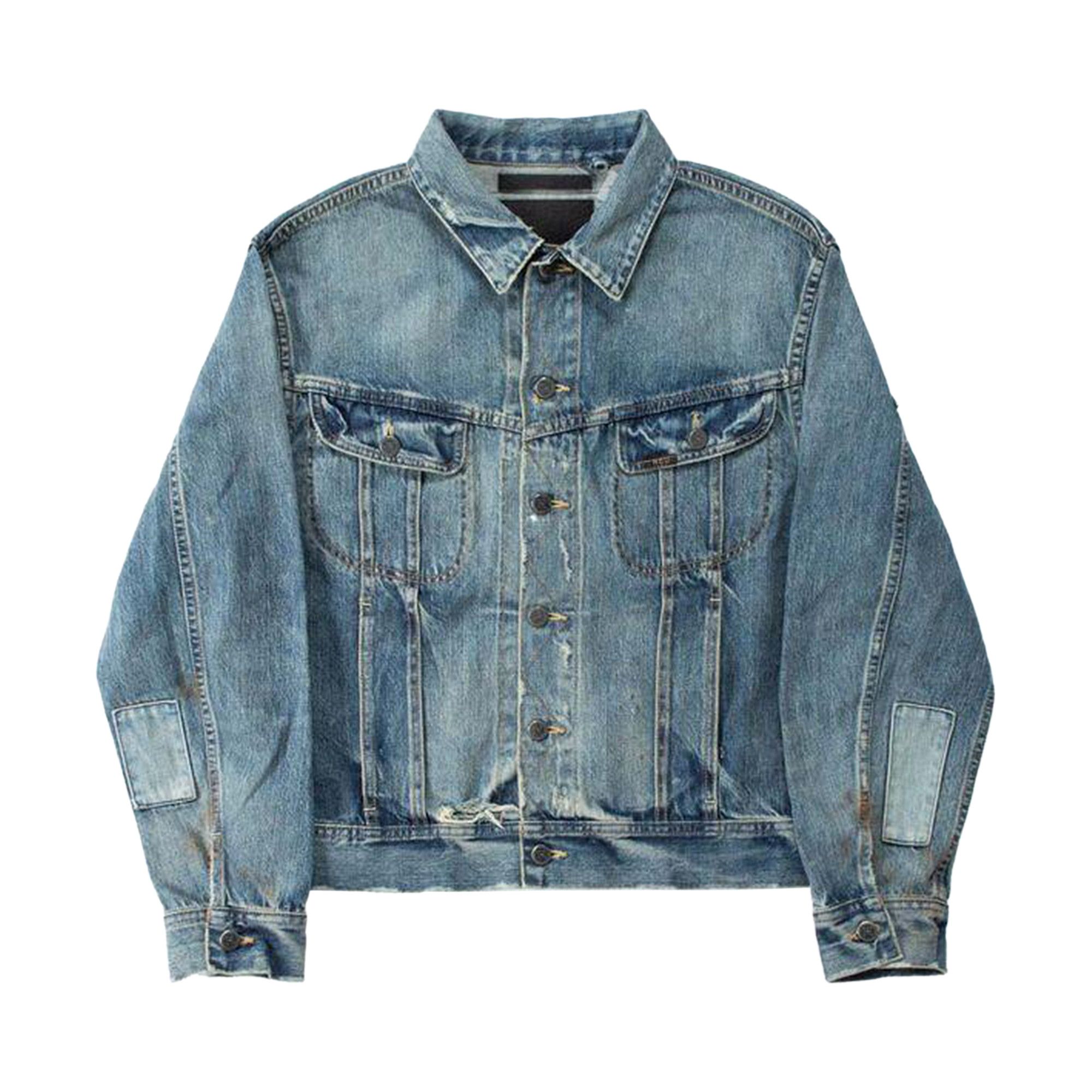 Buy Mastercraft Union Edo Vintage Denim Jacket 'Mid' - 0805 10 22