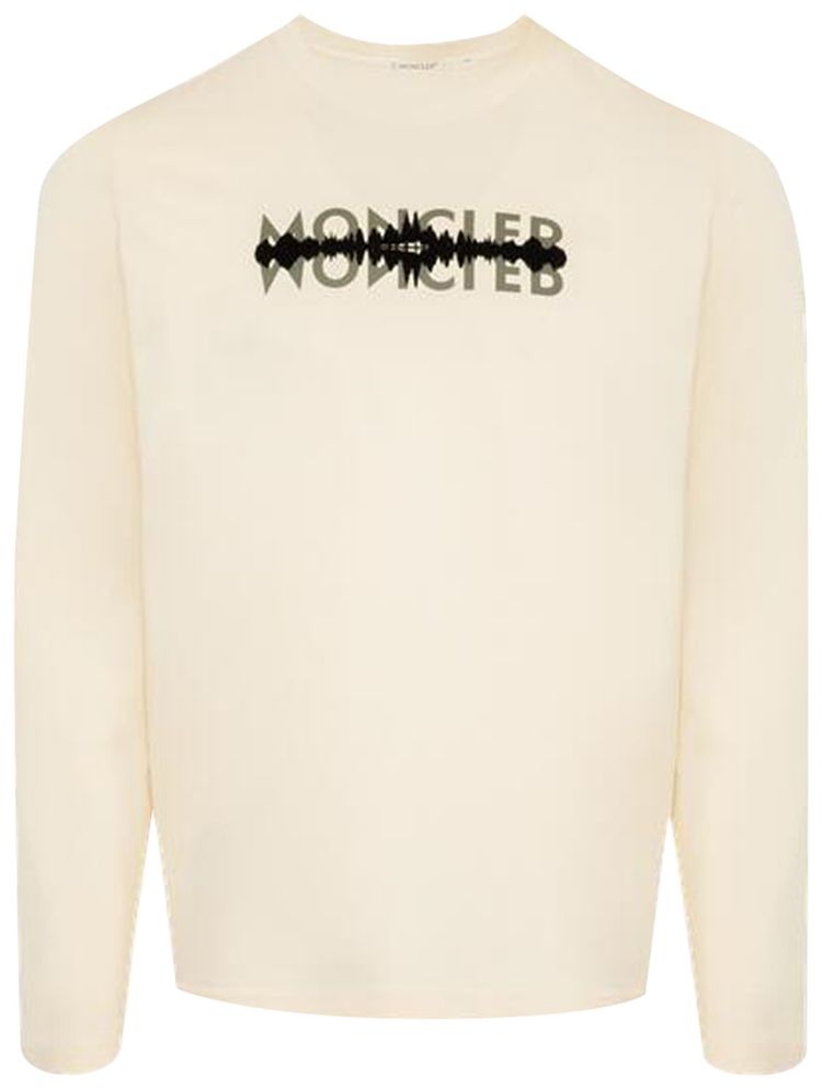 Moncler Long Sleeve T Shirt Natural