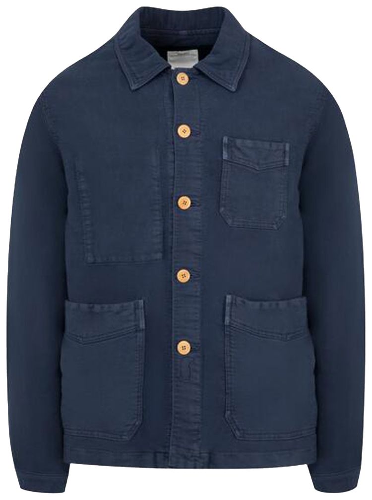 Visvim Travail Coverall Moleskin DMGD Blue