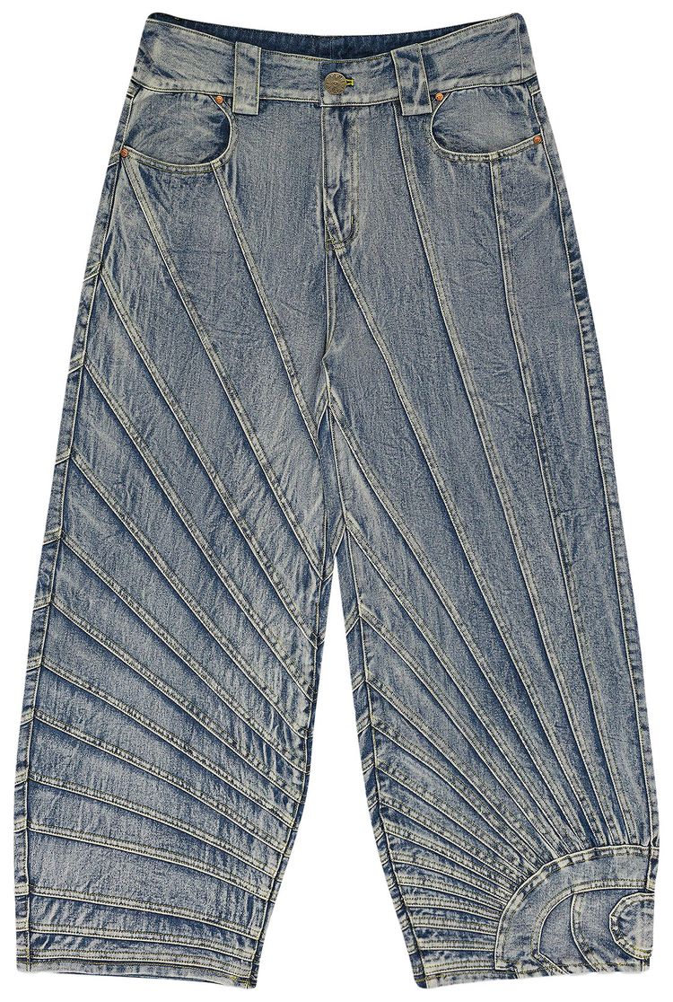HOUSE OF ERRORS All Seeing Straight Fit Jeans Blue
