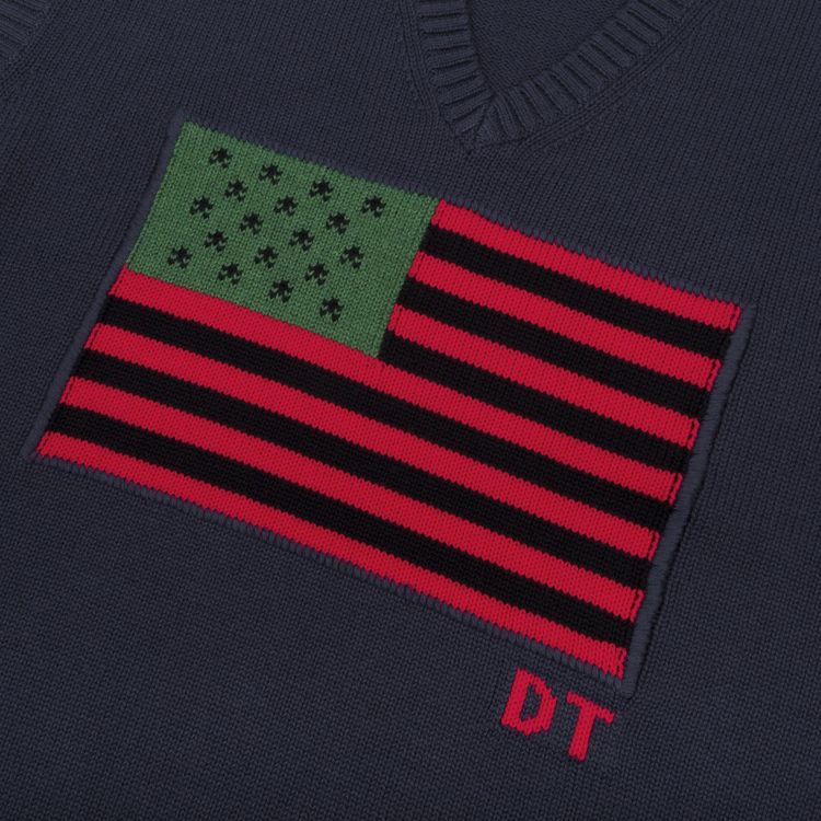 Denim Tears African Americana Vest Navy