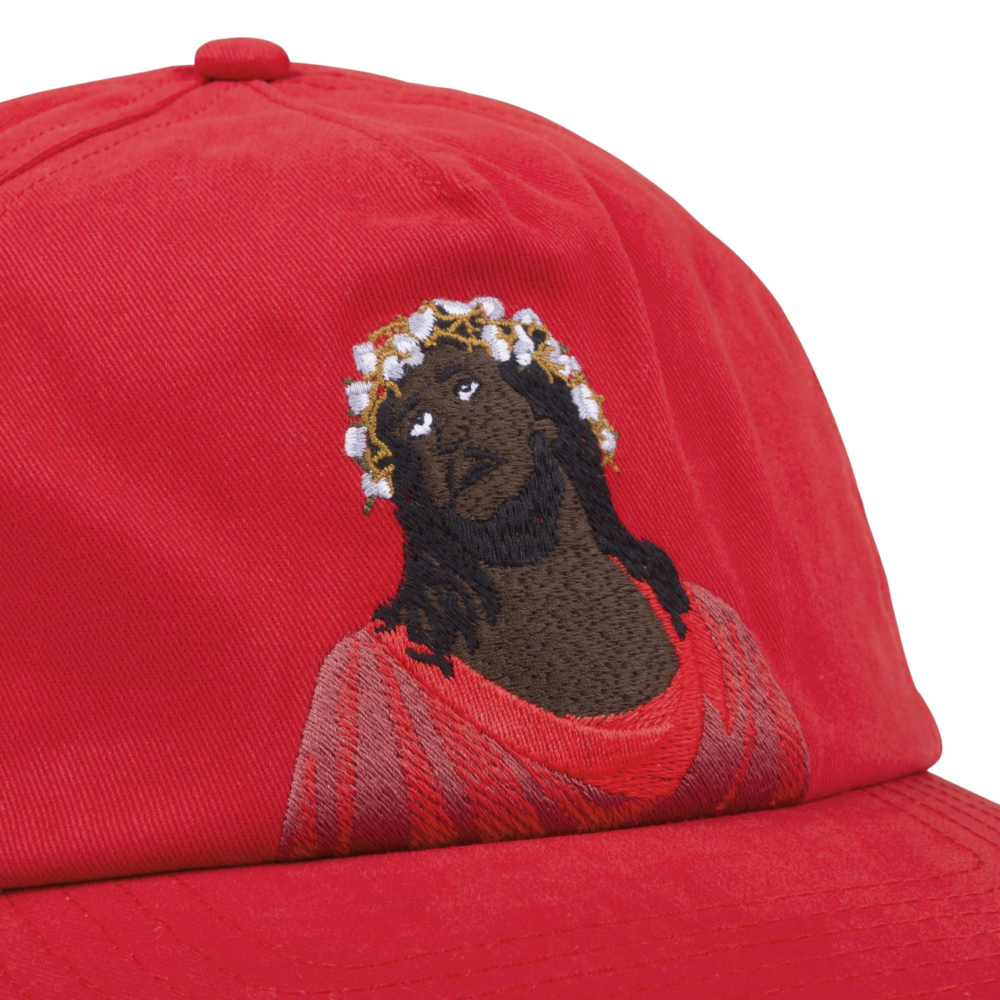 Buy Denim Tears Black Jesus Cap 'Red' - SS25ATR0401858 | GOAT
