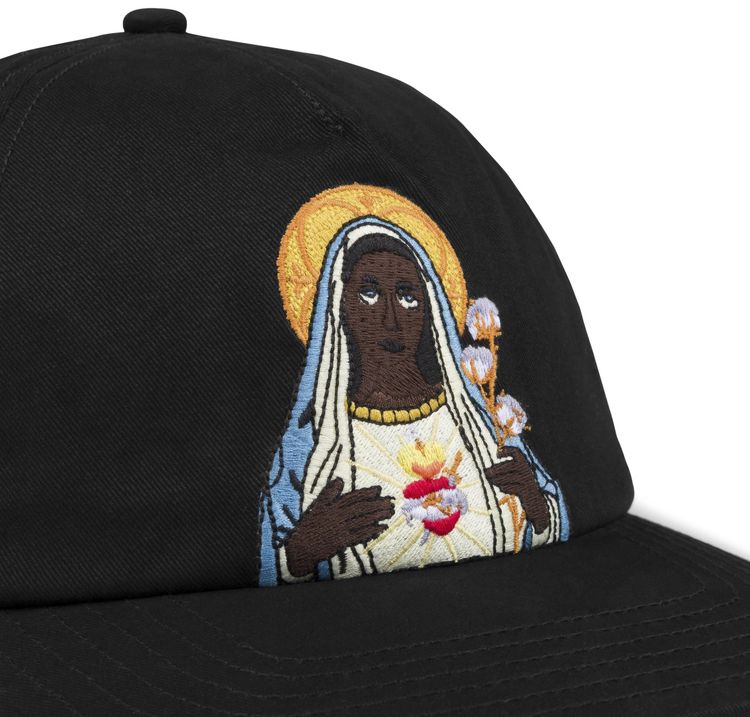 Denim Tears Mary Cap Black Black