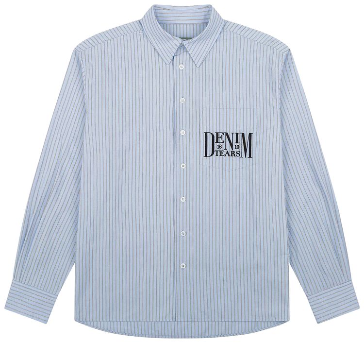 Buy Denim Tears Dt Festival Button Up Shirt 'Light Blue' - FW24TWL0031 | GOAT Buy Denim Tears Dt Festival Button Up Shirt 'Light Blue' - FW24TWL0031 | GOAT
