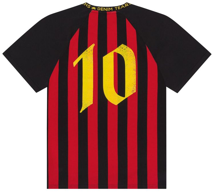 Denim Tears Football Pitch Tee Red