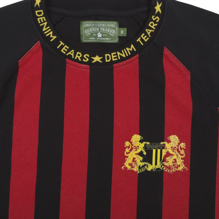 Denim Tears Football Pitch Tee Red