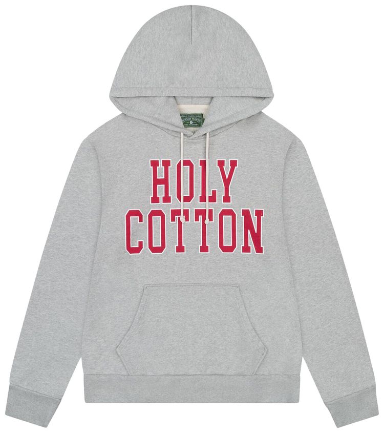Denim Tears Holy Cotton Hoodie Grey
