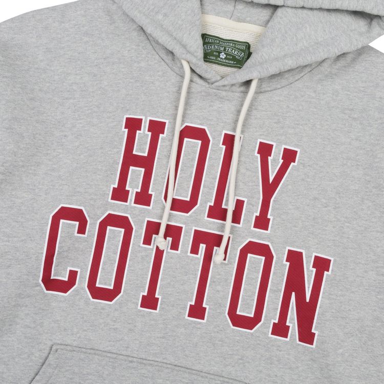 Denim Tears Holy Cotton Hoodie Grey