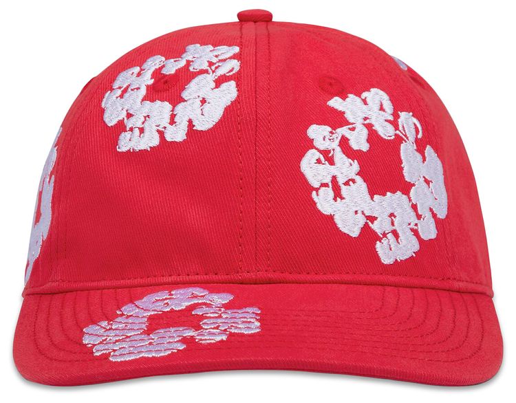 Denim Tears The Cotton Wreath Cap Red