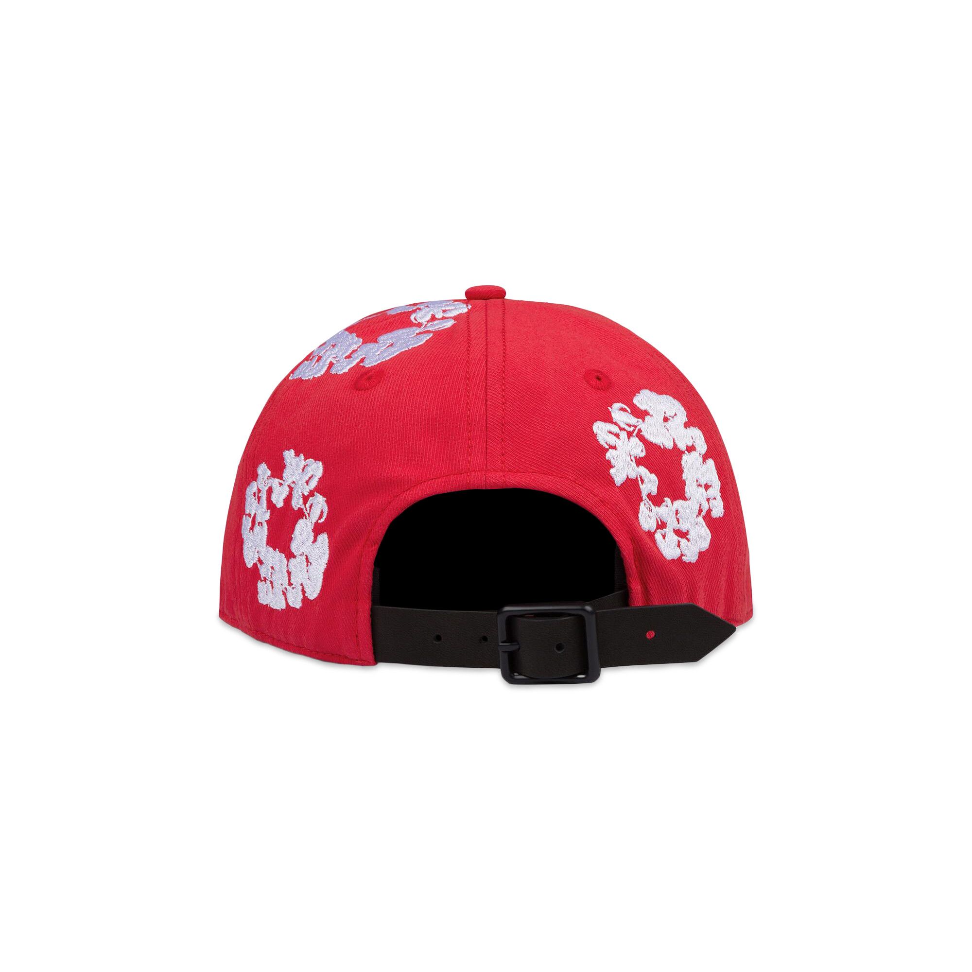 Buy Denim Tears The Cotton Wreath Cap 'Red' - SS25ANE11782046 | GOAT