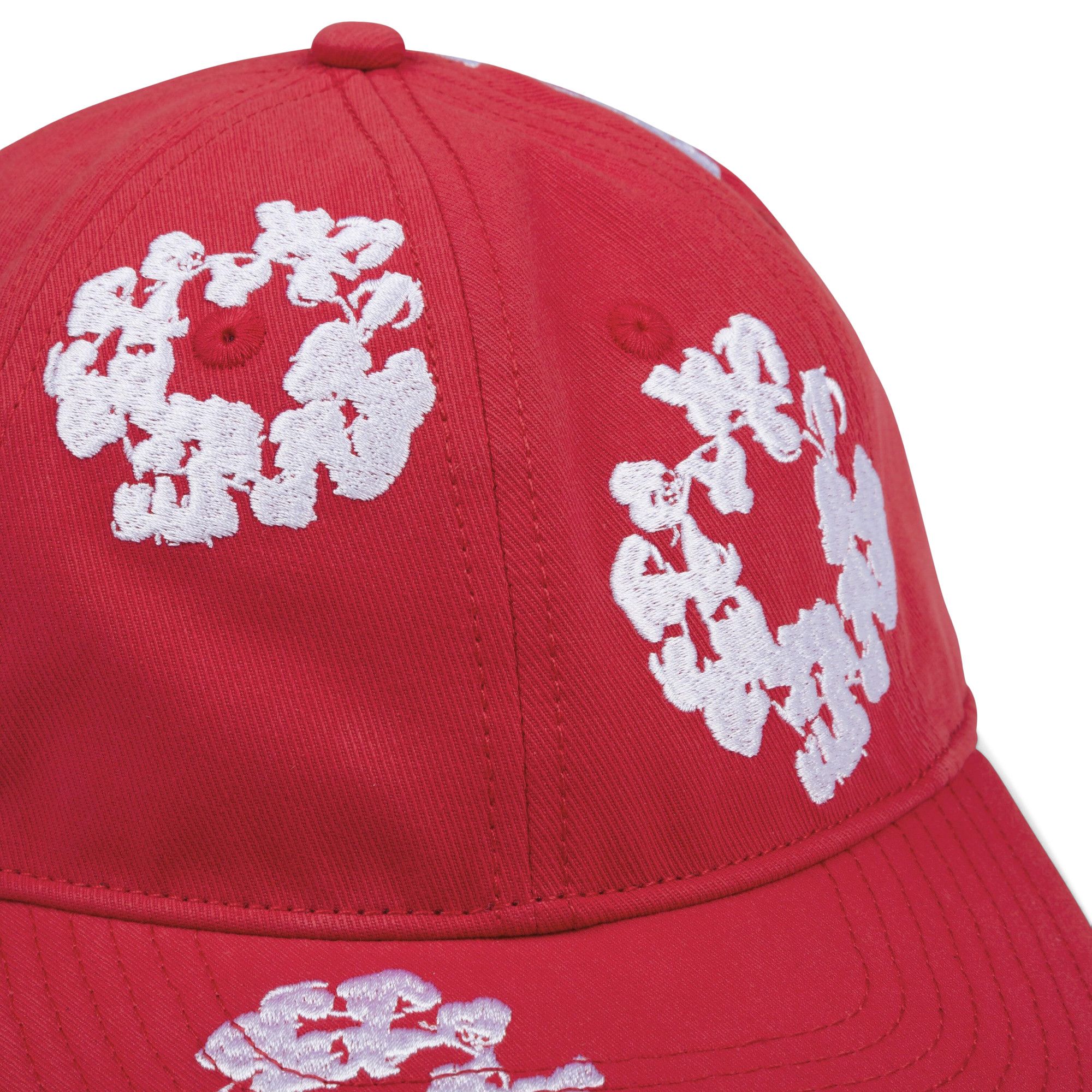 Buy Denim Tears The Cotton Wreath Cap 'Red' - SS25ANE11782046 | GOAT