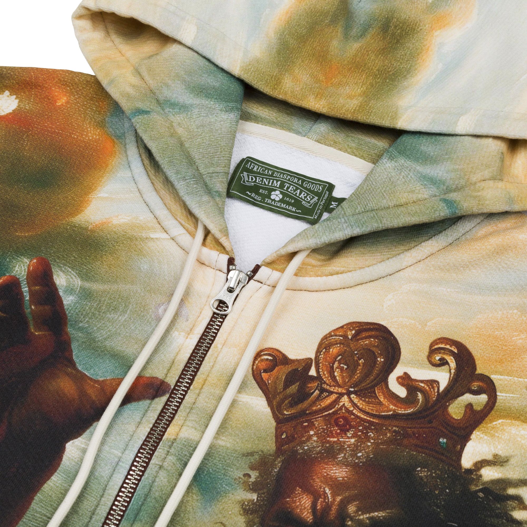 Buy Denim Tears Poseidon's Revenge Zip Up Hoodie 'Multicolor
