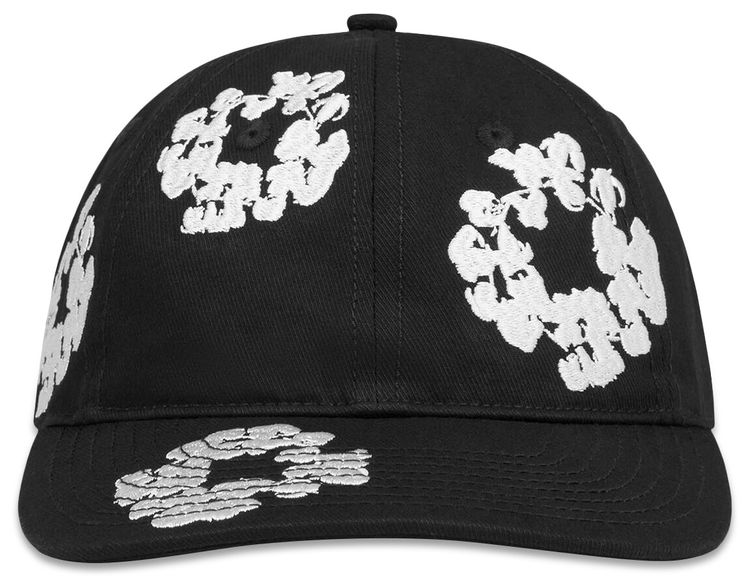 Denim Tears The Cotton Wreath Cap Black