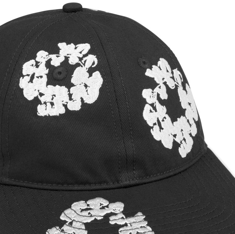 Denim Tears The Cotton Wreath Cap Black