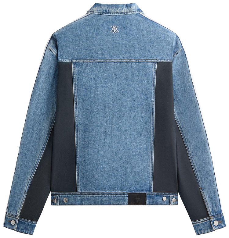 Kith For Adidas Football Denim Jacket Blue
