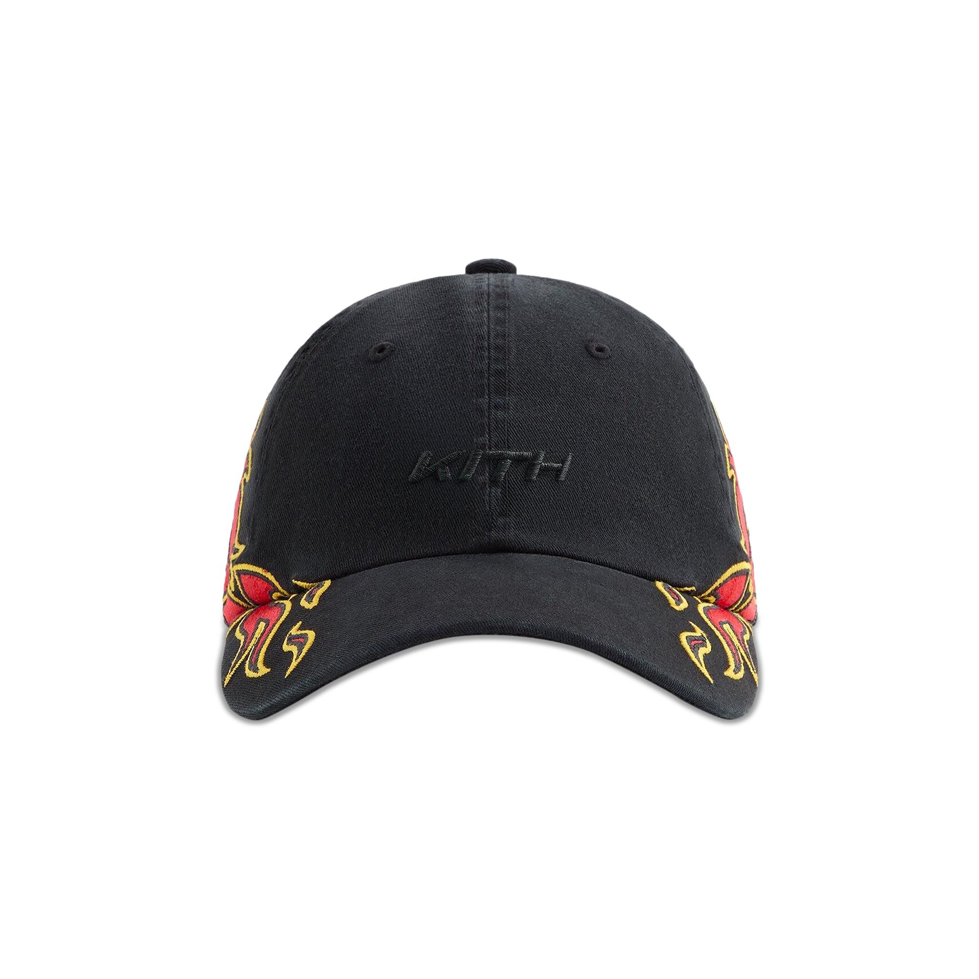 Buy Kith For Adidas Football Flames Cap 'Black/Orange' - AAJZ0856