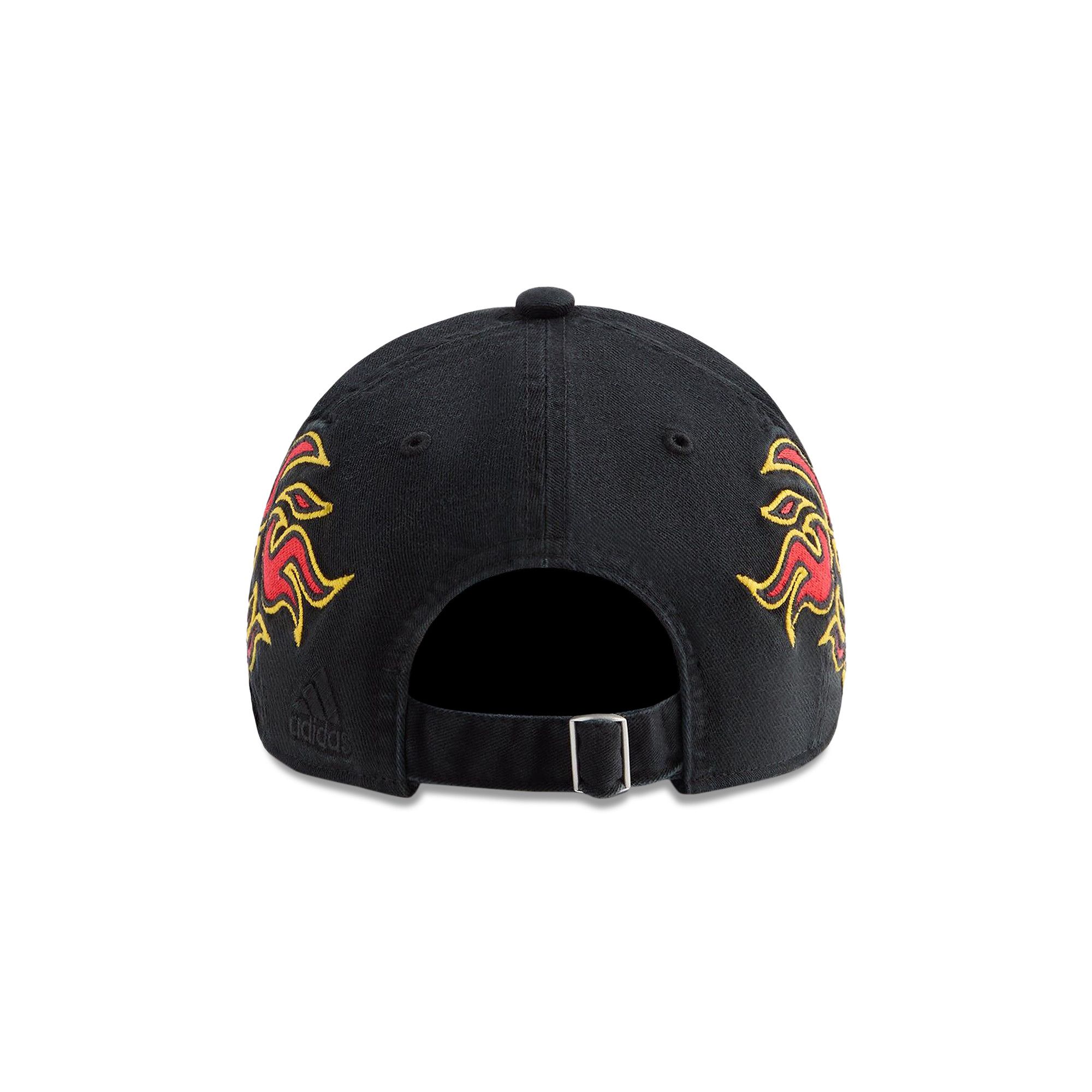 Buy Kith For Adidas Football Flames Cap 'Black/Orange' - AAJZ0856