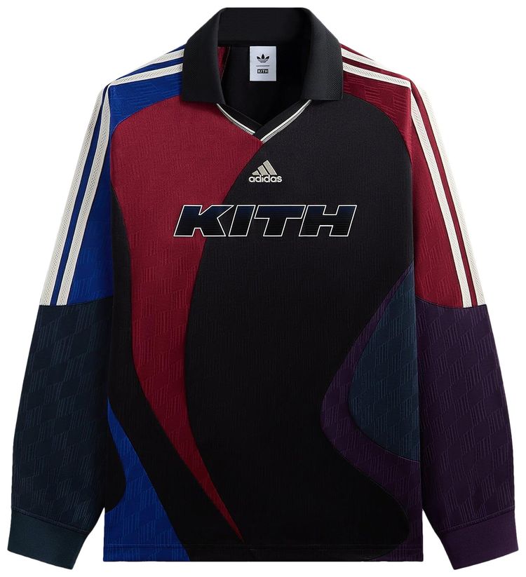 Kith For Adidas Football Long Sleeve Soccer Jersey Multicolor