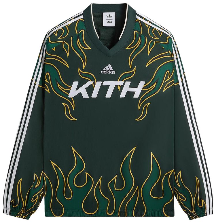 Kith For Adidas Football Long Sleeve Flame Pullover Stadium