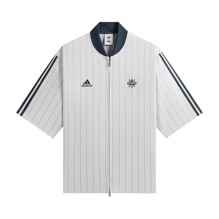 Kith For Adidas Football Pinstripe Jersey White