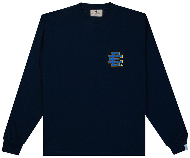 Eric Emanuel EE Long Sleeve T Shirt NavyBlue