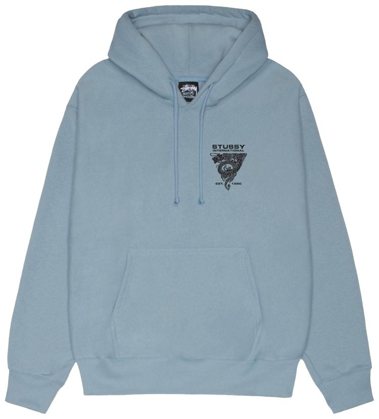 Stussy Dragon Hoodie Slate