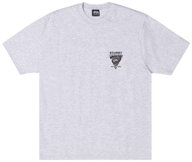 Stussy Dragon Tee Ash Heather