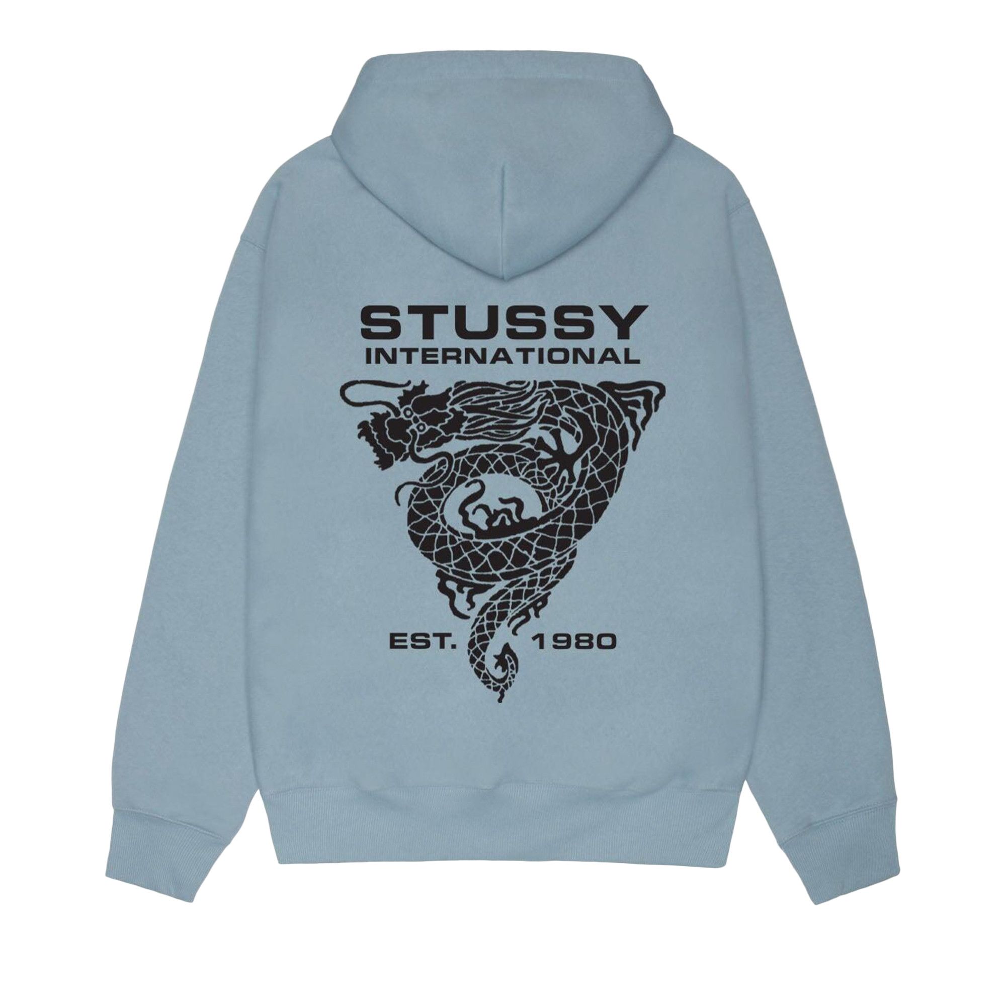 Buy Stussy Dragon Hoodie 'Slate' - 1925166 SLAT | GOAT