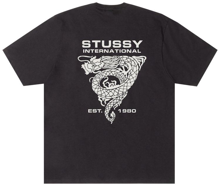 Stussy Dragon Tee Black