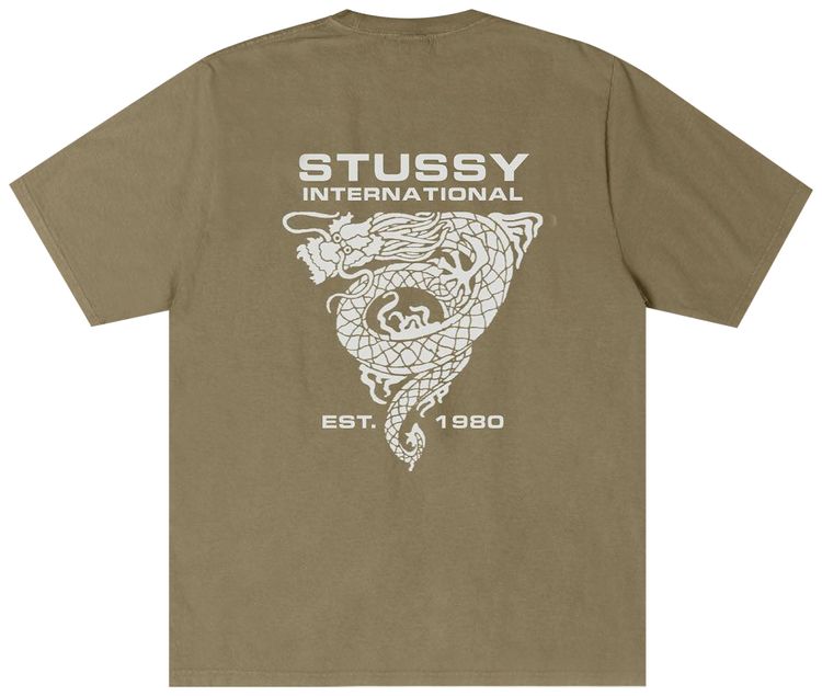 Stussy Dragon Tee Army