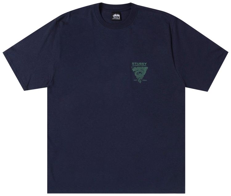 Stussy Dragon Tee Navy
