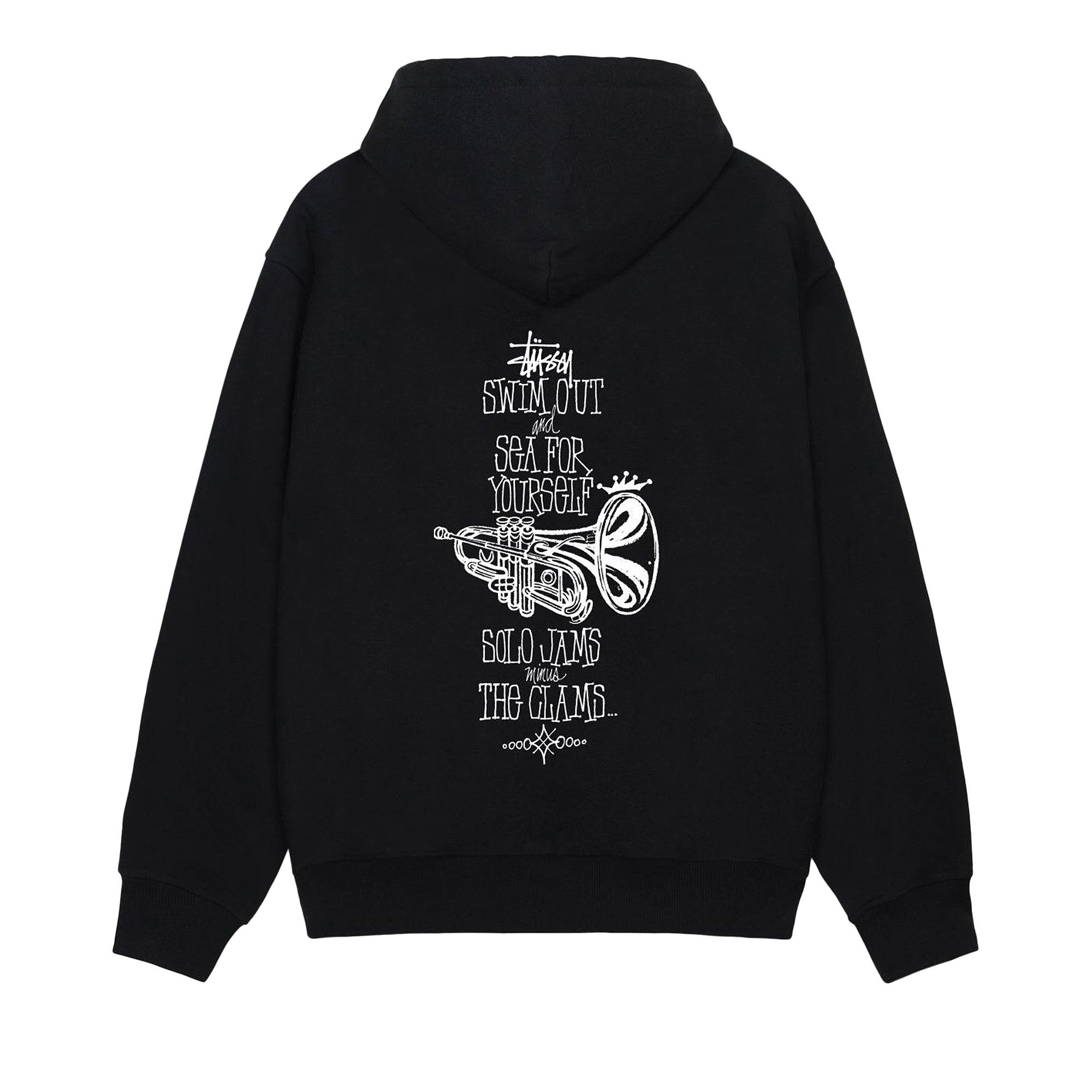 Buy Stussy Swim Out Zip Hoodie 'Black' - 1975167 BLAC | GOAT