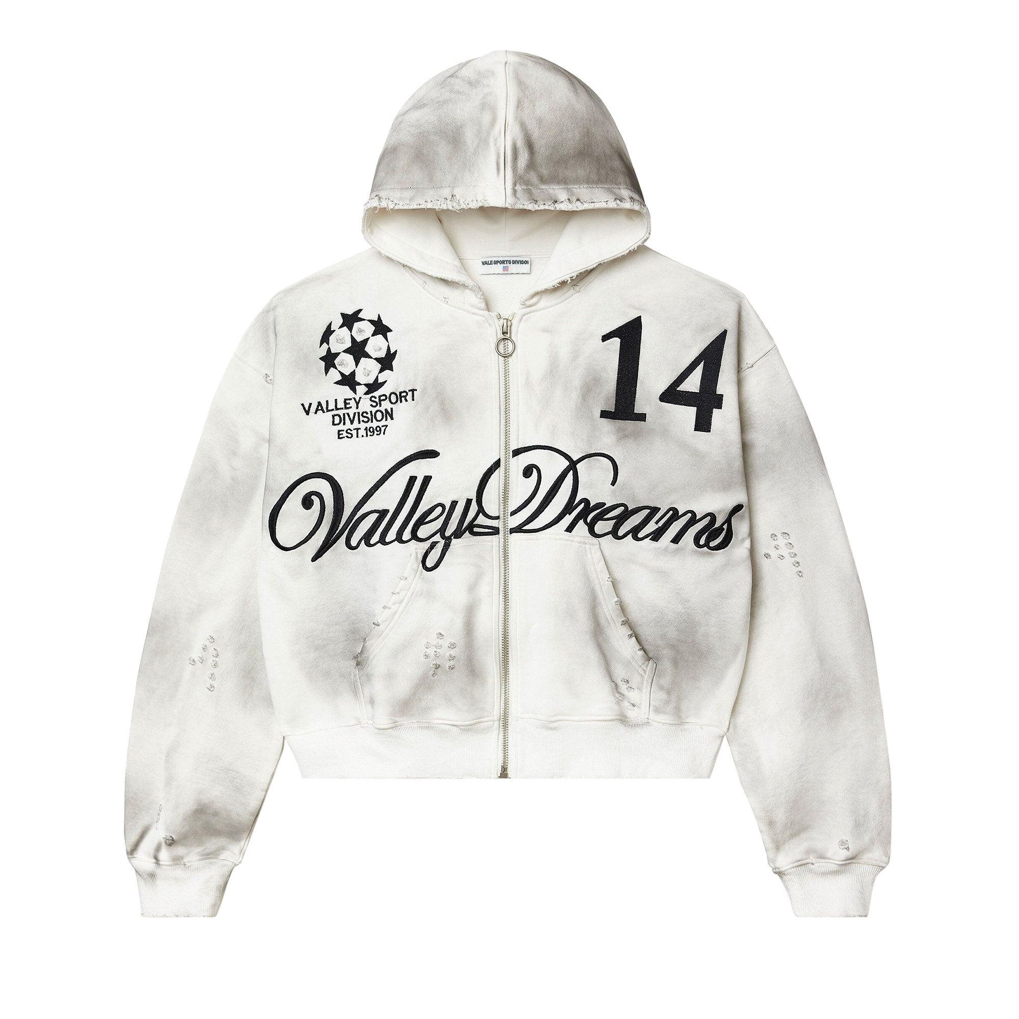 Buy Vale Forever Oreo 14 Zip Up Hoodie 'Dest/Smoke' - VALE JA 007