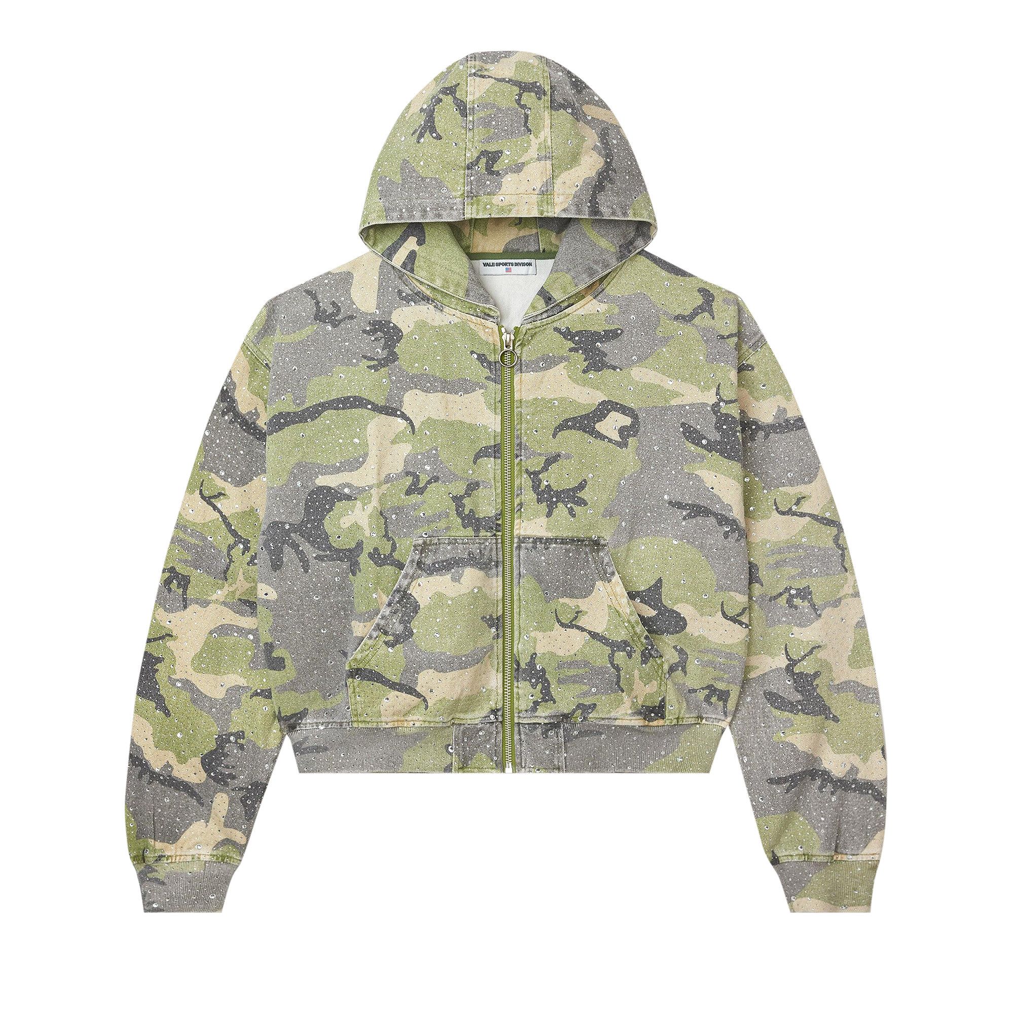 Buy Vale Forever Crystal Camo Work Jacket 'Green/Camo' - 11451
