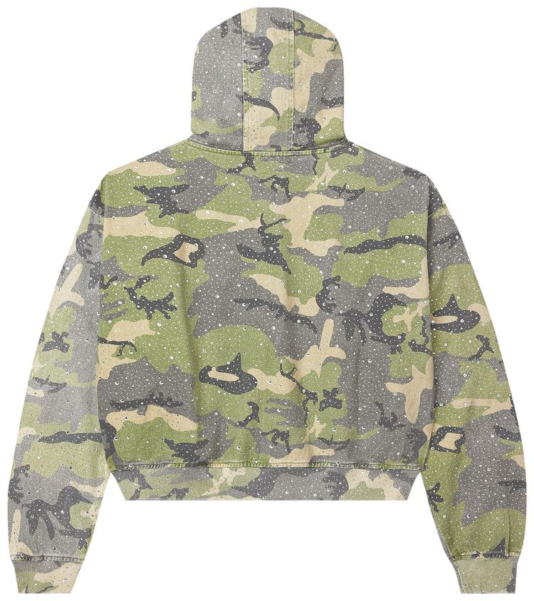 Vale Forever Crystal Camo Work Jacket GreenCamo
