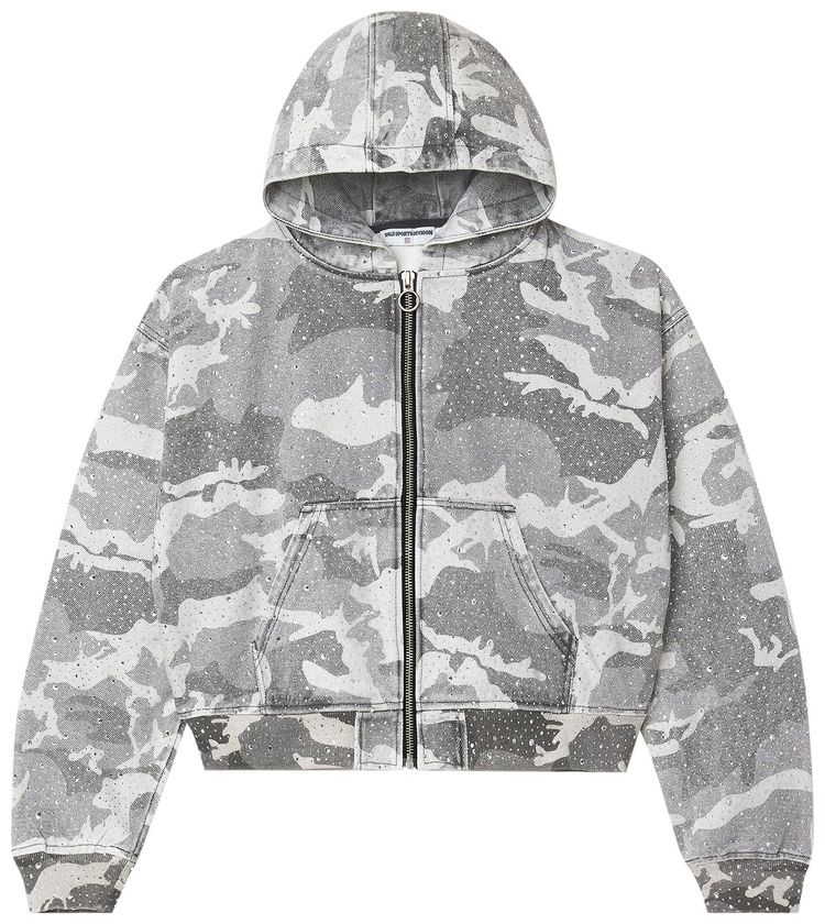 Vale Forever Winter Crystal Camo Work Jacket WashedWhiteCamo